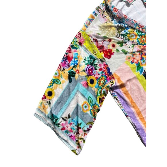 JOHNNY WAS Angie Silk Blend Velvet Tunic Dress Sz M Boho - Picture 6 of 16